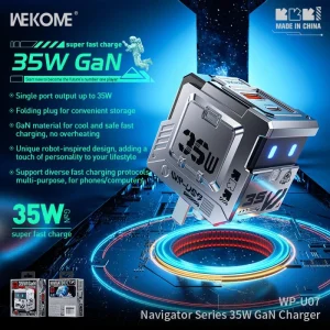 Củ sạc Wekome WP-U07 Gan 35W Type-C USB Sạc Nhanh